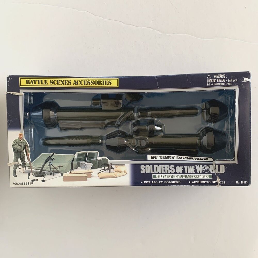 Soldiers Of The World Battle Scenes M47 Dragon Anti Tank Weapon Accessory Set